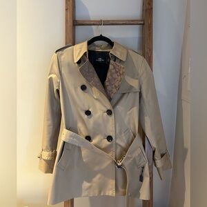 Coach Tan Trench Coat